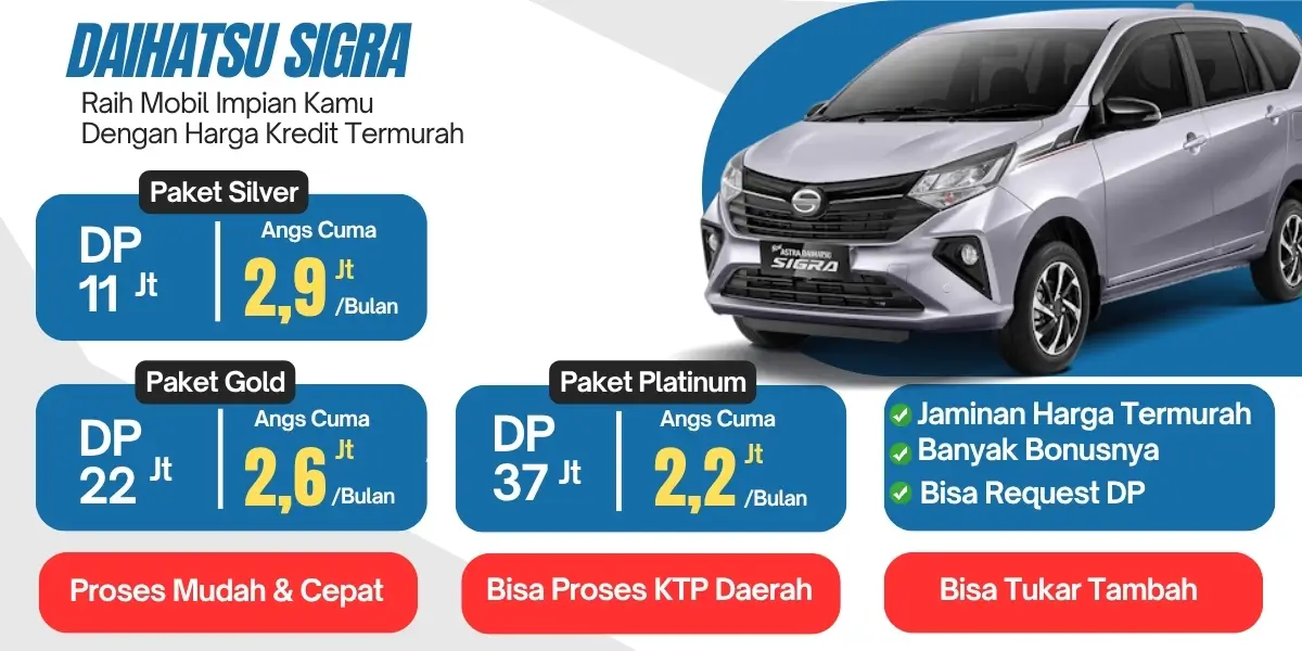 Promo Kredit Daihatsu Sigra Terbaru